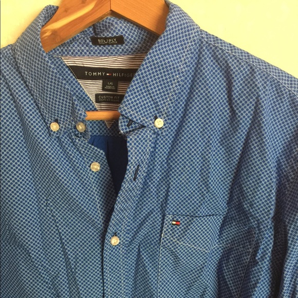 Tommy Hilfiger Button Down Custom Fit Shirt - Picture 3 of 5